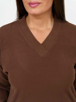 Костюм женский, цвет коричневый