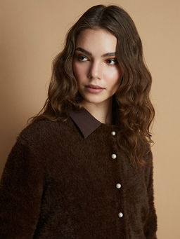 Bisiklet Yaka Kad?n Triko H?rka