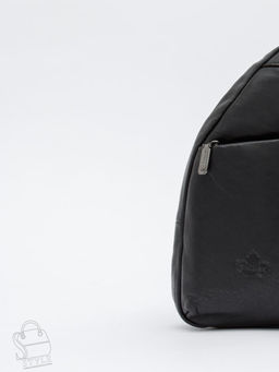 Рюкзак мужской кожаный 1771Z black Zinimsk