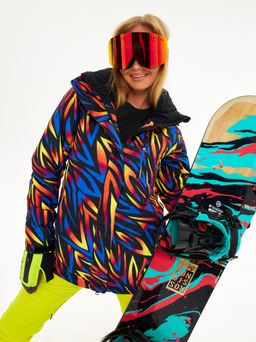 Женская горнолыжная сноубордическая куртка Alpha Endless Ultra Chaleur SNB 423/316_1 Разноцветный  фото 29