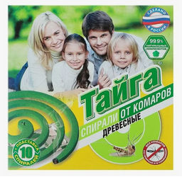 ТАЙГА от комаров спирали Древесные