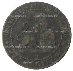 2 сентимо 1870 года Испания