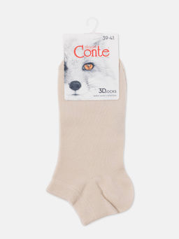 Цена за 2 пары .CONTE 3DSOCKS Носки женские (короткие) бежевый - Conte elegant фото 14
