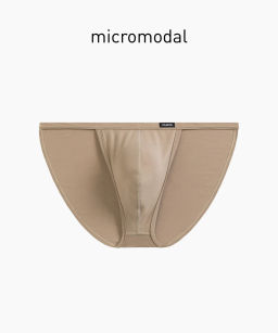ATLANTIC MP-1587 Трусы танга Micromodal бежевый