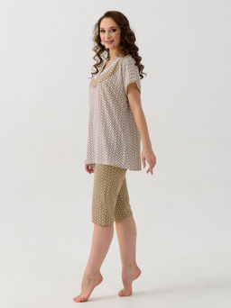 100% Хлопок Пижама Цветочек - Оптима фото 4