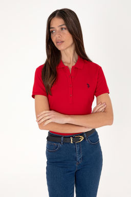 Kad_n K_rm_z_ Basic Polo Yaka Ti__rt Sepette S_rpriz _ndirim - U.s. polo assn фото 3