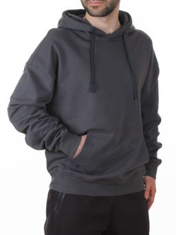 TLK-807 DK. GRAY Толстовка мужская (85% хлопок, 15% полиэстер)