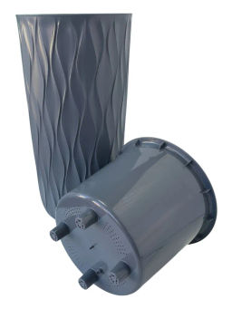 Горшок для цветов 21л Desert d266 h513мм серый - Полимербыт фото 8