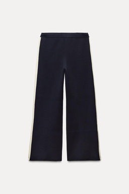 KNIT TROUSERS WITH SIDE STRIPE - Zara фото 4