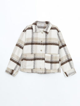 Ekose K?z ?ocuk G?mlek Ceket