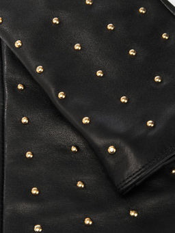 Перчатки женские 100% ш IS912 black/gold - Eleganzza фото 4