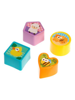 Сортер "Кубик" с шестеренками и фигурами