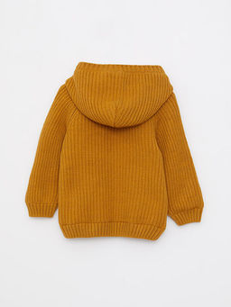 Kap??onlu Uzun Kollu Basic Erkek Bebek Triko H?rka - Waikiki фото 3