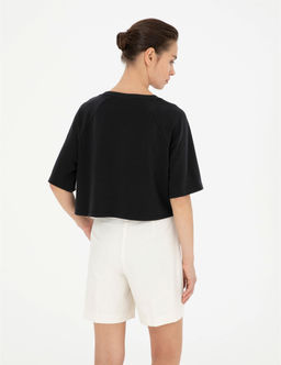 Siyah Comfort Fit Sweatshirt - Pierre cardin фото 5