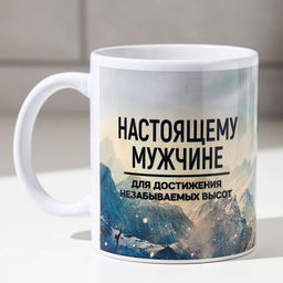 Кружка Настоящему мужчине, 330 мл