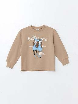 Bisiklet Yaka K?z ?ocuk Sweatshirt ve E?ofman Alt? - Waikiki фото 2