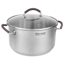 Кастрюля 5,1 л Akzent 24 см с/кр RD-1389 (ST) /RONDELL/
