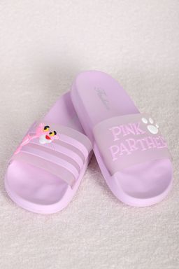Шлепанцы сиреневые розовая пантера