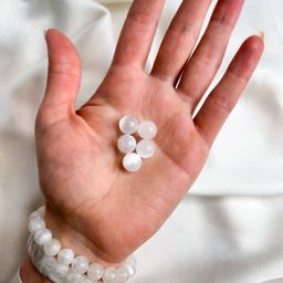 Бусины для украшений из Селенита (5 шт)