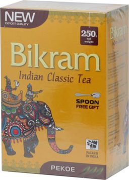 Bikram. Черный Pekoe + ложка 250 гр. карт.пачка ИНДИЯ