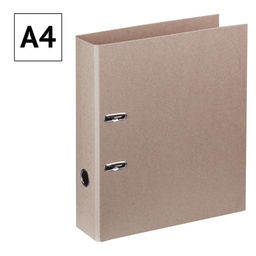 Папка-регистратор А4, 75 мм, «Доступный офис», картон, без покрытия, эконом