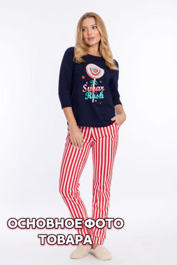 Костюм (футболка+брюки) Арт. 32126Па Синий