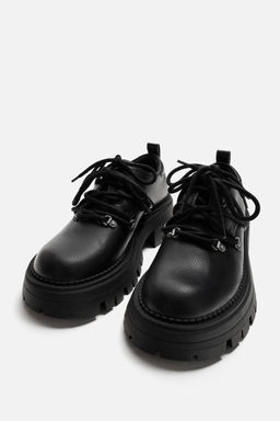 MULTI-EYELET CHUNKY SHOES - Zara фото 6