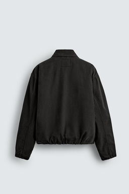 CROPPED FIT JACKET WITH METAL TOGGLES - Zara фото 8