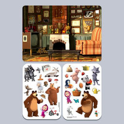 Магнитная игра Развивающий, Маша и Медведь  фото 2