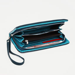 Кошелёк на молнии, цвет синий - Simaland фото 4