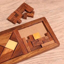 Игра настольная головоломка 3 в 1, 28.5×10.5×1 см, дерево шишам