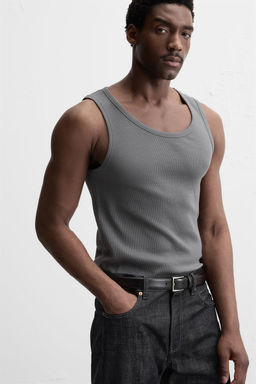 BASIC RIBBED TANK TOP - Zara фото 21