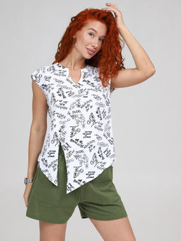 IV-CAPRIZ Мелорин - костюм белый буквы  фото 6