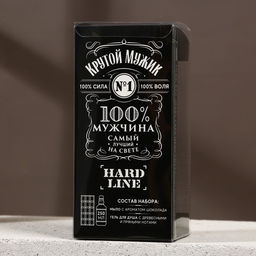 Подарочный набор «Крутой мужик», гель для душа виски 250 мл и мыло для рук 80 г, Чистое счастье