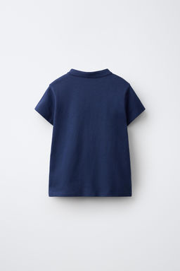 CAMISETA ALAMARES CUELLO MAO / Marino - Zara фото 4