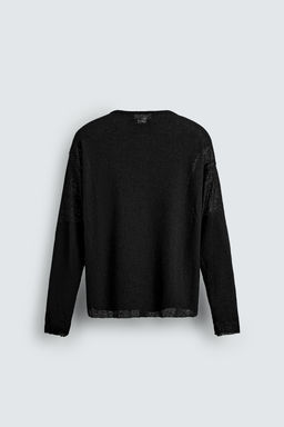 BUTTON-NECK KNIT TOP - Zara фото 8
