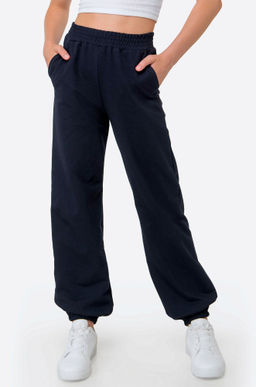 Брюки джоггеры из футера для девочки Happyfox