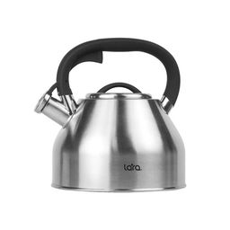 LR00-90 Чайник LARA индукционное капсулированное дно, свисток с кноп механизмом, ручка нейлон