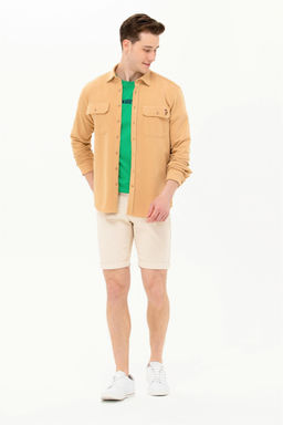 Мужская рубашка Camel с длинным рукавом - U.s. polo assn фото 9