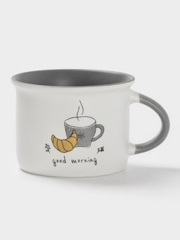 Кружка Доляна Good morning, 160 мл, 1085.9 см, фарфор, белая фото 2