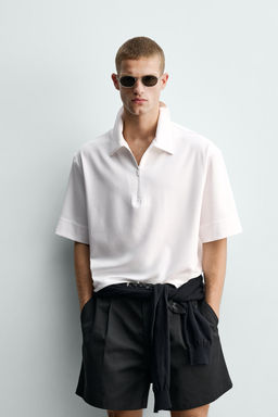POLO T?CNICO CREMALLERA / Chocolate - Zara фото 9