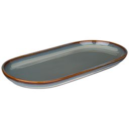 ТАРЕЛКА ОВАЛЬНАЯ BRONCO SOUL KITCHEN 30*14,5*2,5 СМ СИНЯЯ