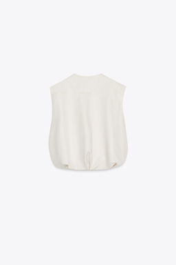ZW COLLECTION OVERSIZE WAISTCOAT - Zara фото 4