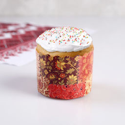 Цена за 20 шт. Форма бумажная для кекса, маффинов и кулича «Реторо», 60×45 мм, МИКС