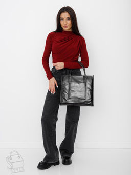 Сумка женская  58252L black Velina Fabbiano-Safenta  в Новосибирске