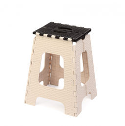 Табурет складной "Плетенка" большой М7093 мокко-бежевый