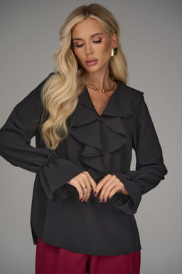 Блузка Мишель (чёрный) - Эльза фото 17
