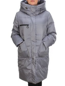 S21122 GRAY Куртка зимняя женская облегченная Y SILK TREE - Fashion фото 2