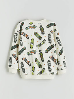 Bisiklet Yaka Erkek ?ocuk Sweatshirt