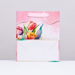 Пакет ламинированный вертикальный Весенние тюльпаны, 23 х 27 х 11,5 см - Simaland фото 2